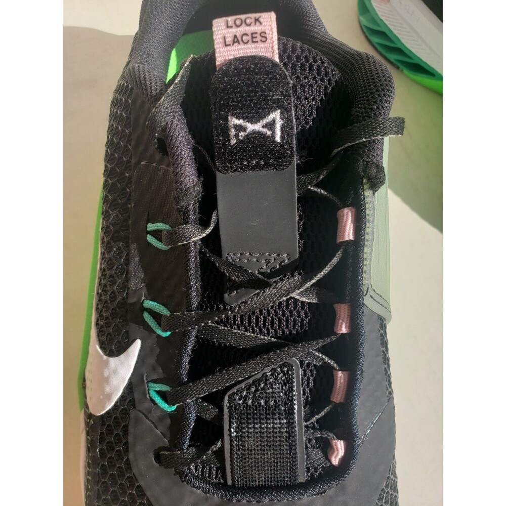 Nike Metcon 7 Crossfit Gym Shoes Women’s Size 9.5 White/Black/Green CZ8280-036 - Picture 15 of 16